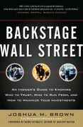 book covers backstage wall street