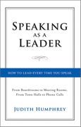 book covers speaking as a leader