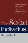 book covers the 80 20 individual