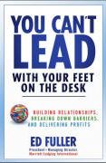 book covers you cant lead with your feet on the desk